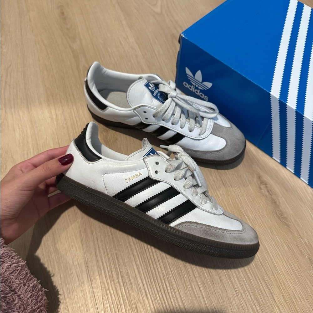 Adidas Samba White & Black Sneakers